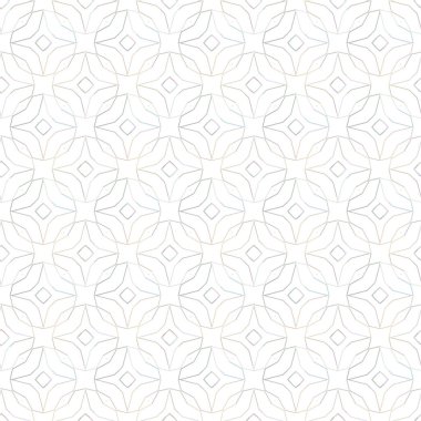 Geometrik süslemeli vektör deseni. Kusursuz tasarım dokusu.