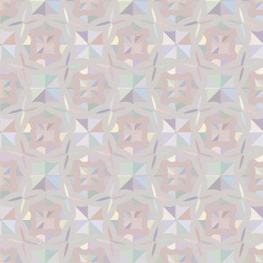 Geometrik süslemeli vektör deseni. Kusursuz tasarım dokusu.