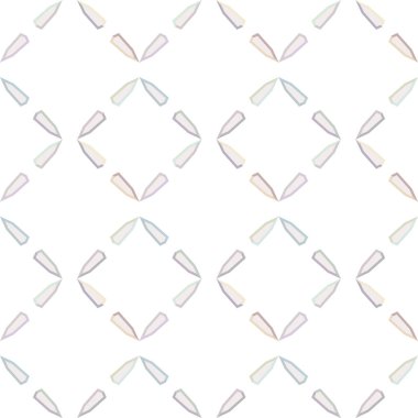 Geometrik süslemeli vektör deseni. Kusursuz tasarım dokusu 