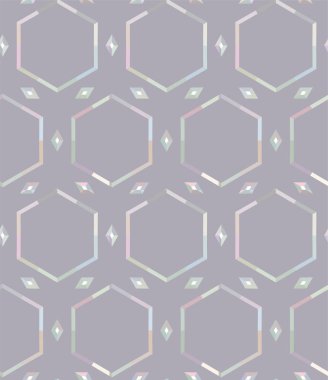 Geometrik süslemeli kusursuz desen. vektör illüstrasyonu