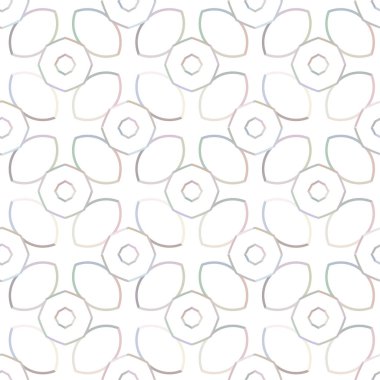 Soyut geometrik şekilli kusursuz desen