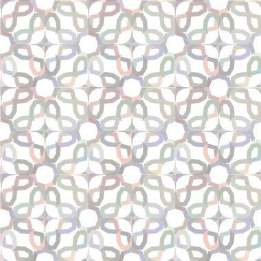 Geometrik süslemeli vektör deseni. Kusursuz tasarım dokusu 