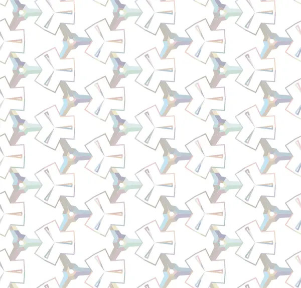 Geometrisches Ornamentales Vektormuster Nahtlose Design Textur — Stockvektor