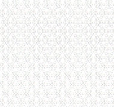 Geometrik süslemeli vektör deseni. Kusursuz tasarım dokusu 
