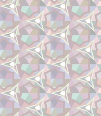 Geometrik süslemeli vektör deseni. Kusursuz tasarım dokusu.