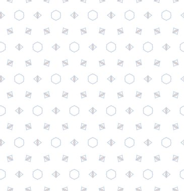 Geometrik süslemeli vektör deseni. Kusursuz tasarım dokusu