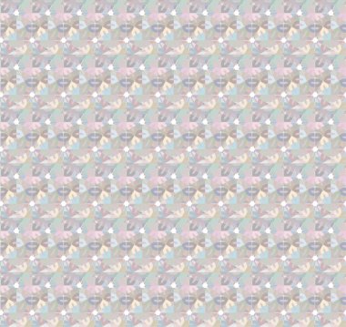 Geometrik yinelenen süs vektör deseni. Pastel tonları olan kusursuz tasarım dokusu