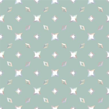 Geometrik süslemeli vektör deseni. Kusursuz tasarım dokusu 