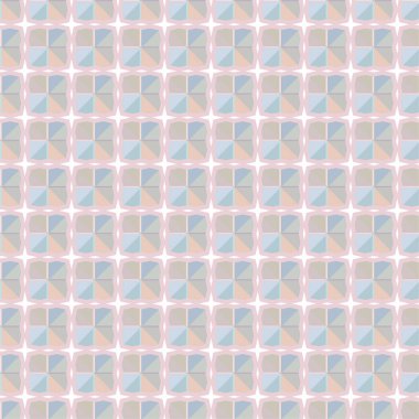 Geometrik süslemeli vektör deseni. Kusursuz tasarım dokusu 