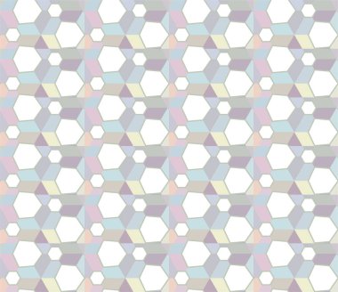 Geometrik süslemeli vektör deseni. Kusursuz tasarım dokusu 