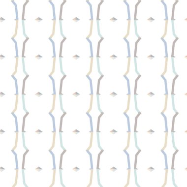 Geometrik süslemeli kusursuz desen. vektör illüstrasyonu