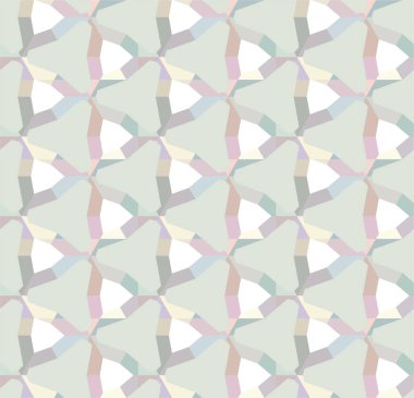 Geometrik süslemeli vektör deseni. Kusursuz tasarım dokusu