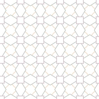Geometrik süslemeli kusursuz desen. vektör illüstrasyonu