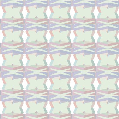 Geometrik süslemeli vektör deseni. Kusursuz tasarım dokusu 
