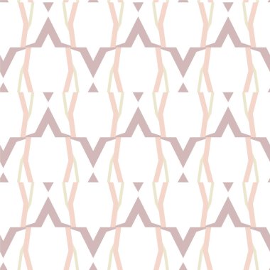 Geometrik süslemeli vektör deseni. Kusursuz tasarım dokusu 