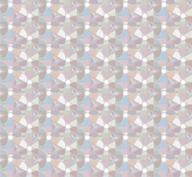 Geometrik süslemeli vektör deseni. Kusursuz tasarım dokusu