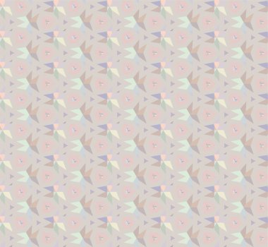 Soyut geometrik şekilli kusursuz desen