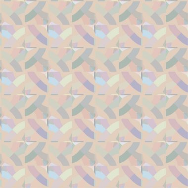 Geometrik süslemeli vektör deseni. Kusursuz tasarım dokusu 