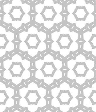 Geometrik süslemeli vektör deseni. Kusursuz tasarım dokusu 