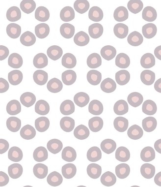 Geometrik yinelenen süs vektör deseni. Pastel tonları olan kusursuz tasarım dokusu