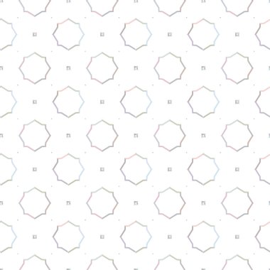 Geometrik süslemeli vektör deseni. Kusursuz tasarım dokusu