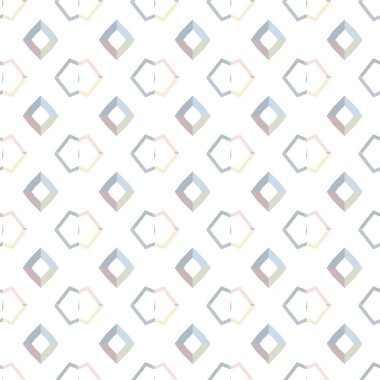 Geometrik süslemeli vektör deseni. Kusursuz tasarım dokusu.