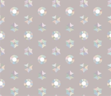 Geometrik süslemeli kusursuz desen. vektör illüstrasyonu