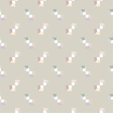 Geometrik süslemeli vektör deseni. Kusursuz tasarım dokusu