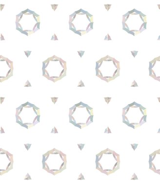Geometrik süslemeli vektör deseni. Kusursuz tasarım dokusu.