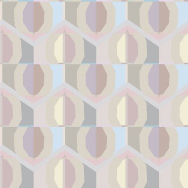 Soyut geometrik şekilli kusursuz desen