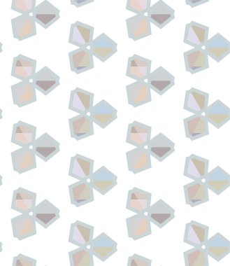 Geometrik süslemeli kusursuz desen. vektör illüstrasyonu