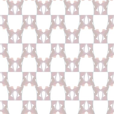 Geometrik yinelenen süs vektör deseni. Pastel tonları olan kusursuz tasarım dokusu