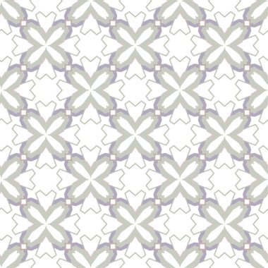 Geometrik yinelenen süs vektör deseni. Pastel tonları olan kusursuz tasarım dokusu