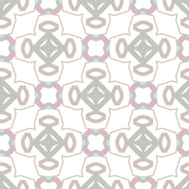 Geometrik süslemeli kusursuz desen. vektör illüstrasyonu