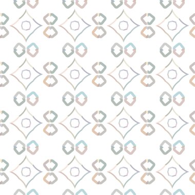 Geometrik süslemeli vektör deseni. Kusursuz tasarım dokusu.