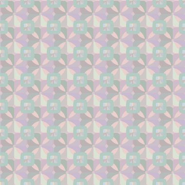 Geometrik süslemeli vektör deseni. Kusursuz tasarım dokusu