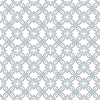 Geometrik yinelenen süs vektör deseni. Pastel tonları olan kusursuz tasarım dokusu