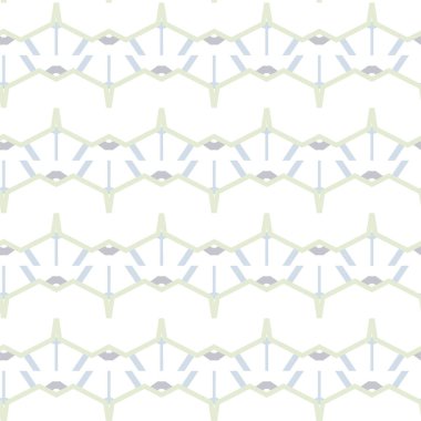 Geometrik süslemeli vektör deseni. Kusursuz tasarım dokusu.