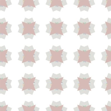Geometrik süslemeli vektör deseni. Kusursuz tasarım dokusu.