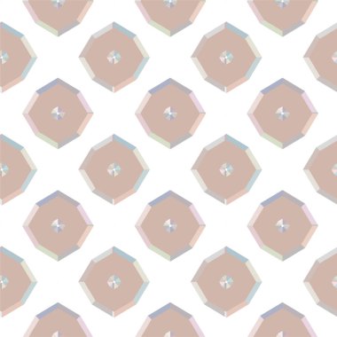 Geometrik süslemeli vektör deseni. Kusursuz tasarım dokusu