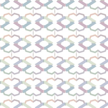 Geometrik süslemeli kusursuz desen. vektör illüstrasyonu