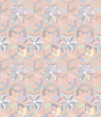 Soyut geometrik şekilli kusursuz desen