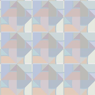 Geometrik süslemeli vektör deseni. Kusursuz tasarım dokusu 