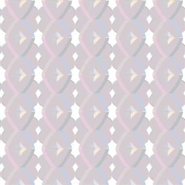 Geometrik süslemeli vektör deseni. Kusursuz tasarım dokusu.