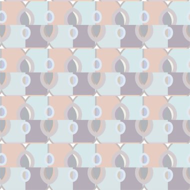 Soyut geometrik şekilli kusursuz desen