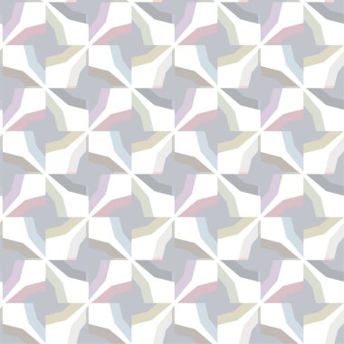 Geometrik süslemeli vektör deseni. Kusursuz tasarım dokusu.