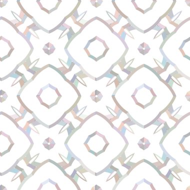 Geometrik süslemeli vektör deseni. Kusursuz tasarım dokusu.