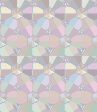 Geometrik süslemeli vektör deseni. Kusursuz tasarım dokusu 