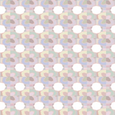 Geometrik süslemeli vektör deseni. Kusursuz tasarım dokusu