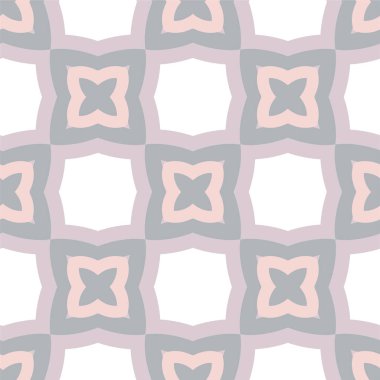 Geometrik süslemeli vektör deseni. Kusursuz tasarım dokusu 